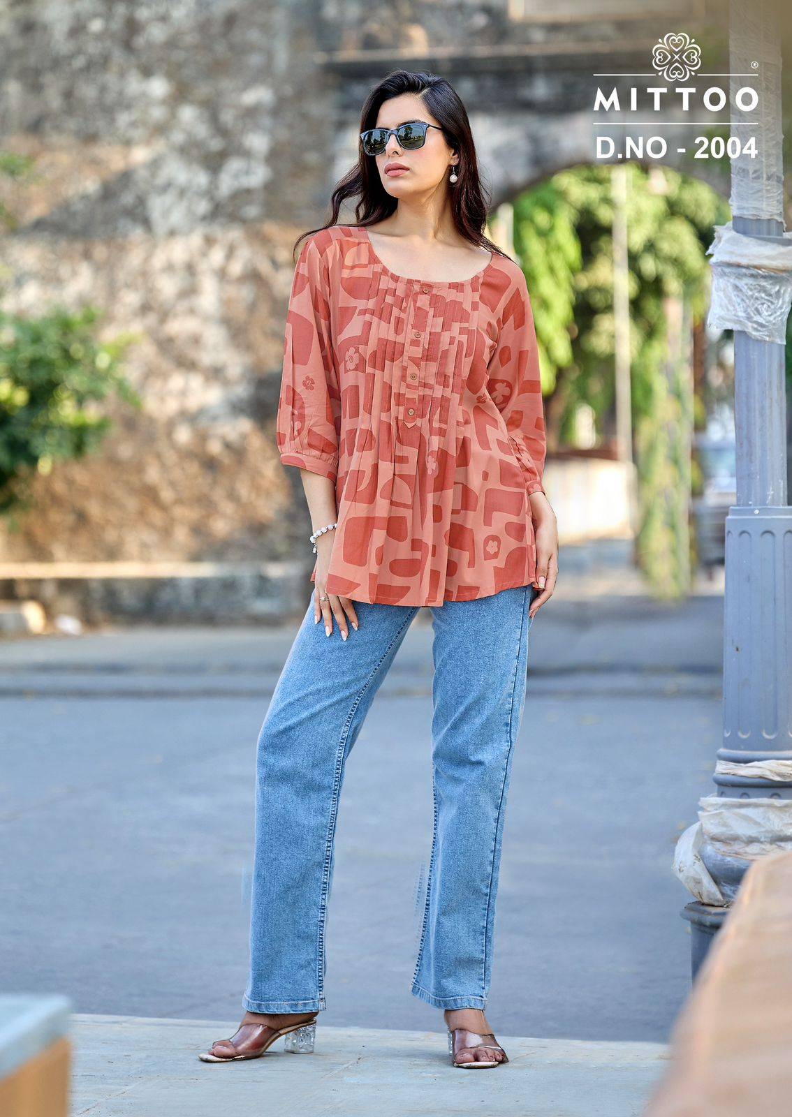 CRISPY By MITTOO 2001 To 2006 Series Designer Stylish Fancy Colorful Beautiful Ethnic Wear Collection Tops At Wholesale Price